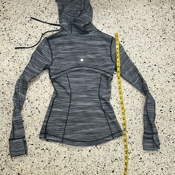 Lululemon Hooded Define Jacket nulu navy blue mini space dye herrringbone 4 - Picture 5 of 6